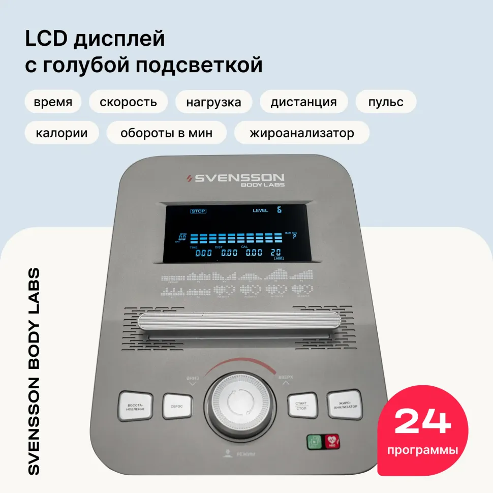 Домашний эллиптический тренажер Svensson Body Labs Titan FLD