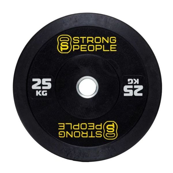 Диск бамперный олимпийский StrongPeople 25 кг