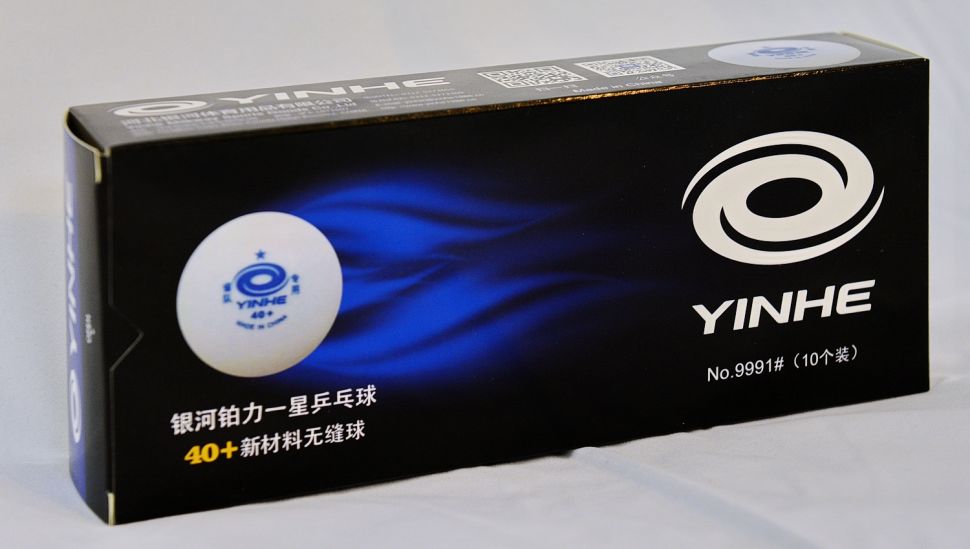 Мячи пластиковые YINHE 40+ 1* без шва 10 шт. в кор
