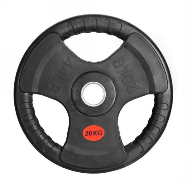 Диск обрезиненный с тройным хватом Gymmaster ANA-008 20кг